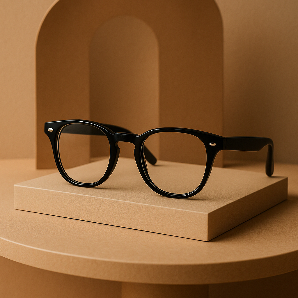 Óculos Preto Clássico