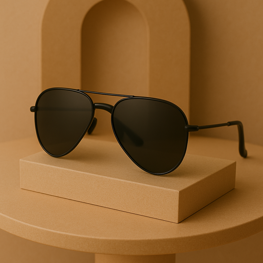 Óculos Aviador Preto